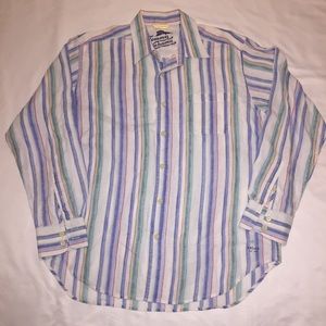 Tommy Bahama Relaxed Casual 100% Linen Dress Shirt